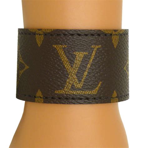 repurposed Louis Vuitton cuff bracelet